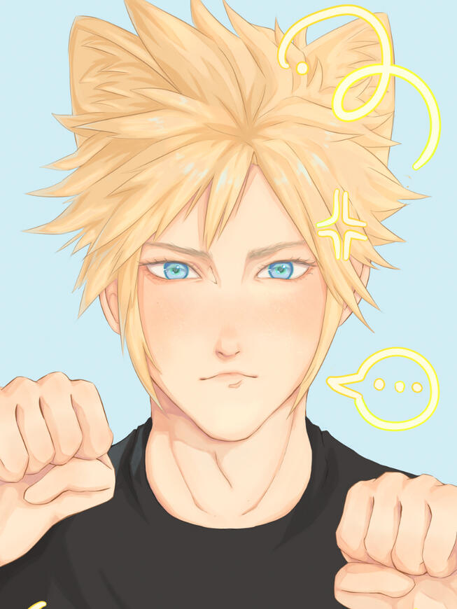 Fanart - Cloud Strife (Final Fantasy VII) (2025)