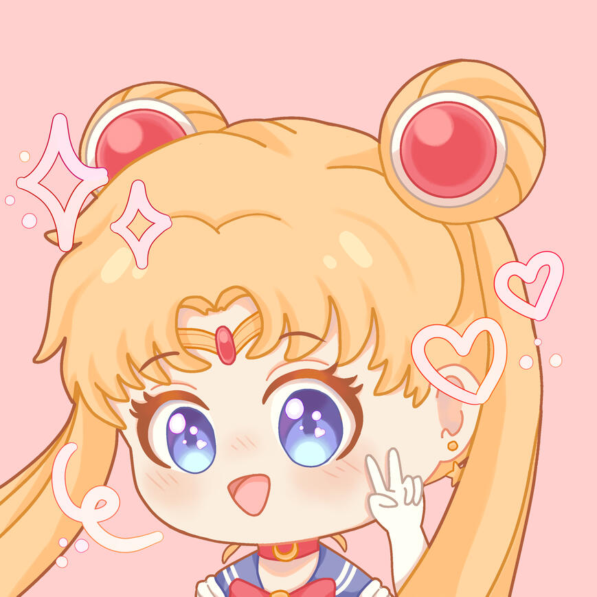 Fanart - Sailor Moon (chibi) (2024)