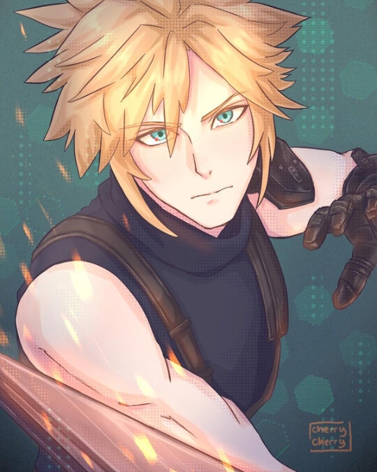 Fanart - Cloud Strife (Final Fantasy VII) (2025)