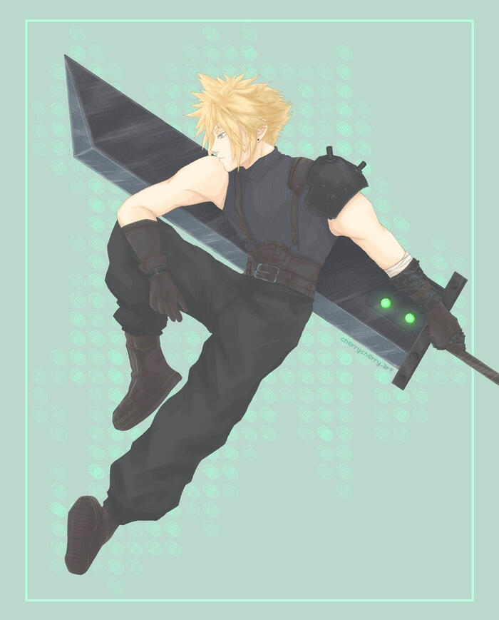 Fanart - Cloud Strife (Final Fantasy VII) (2025)