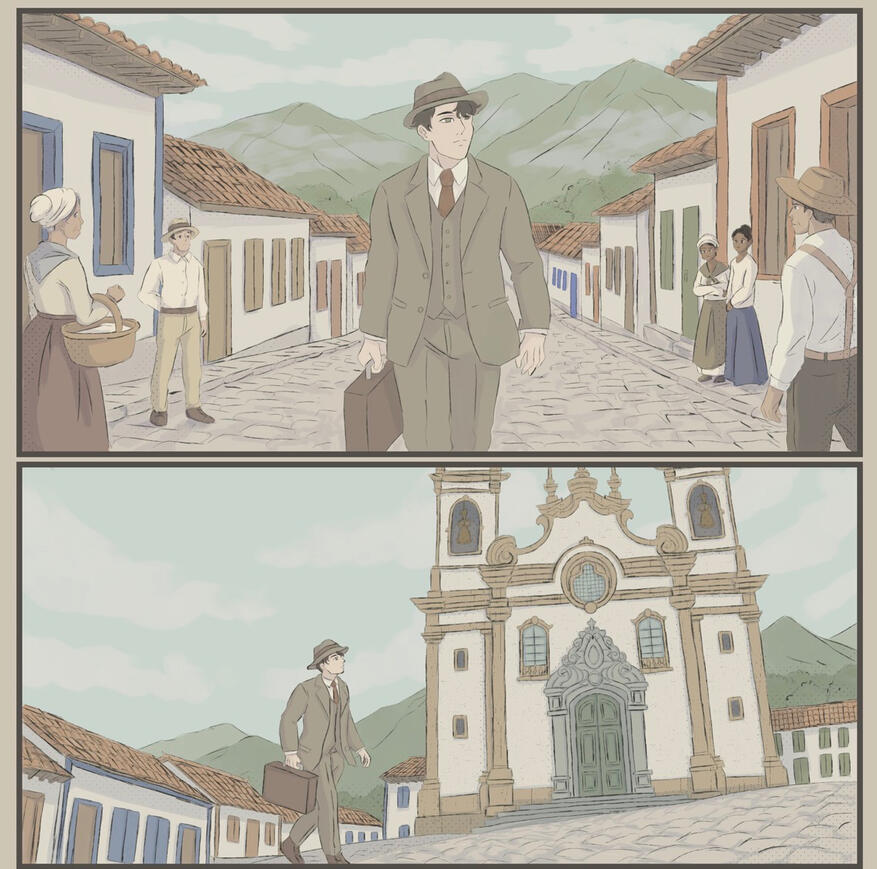 Ambientada na cidade fictícia de Véu da Serra, localizada no interior de Minas Gerais da década de 1920, a trama acompanha Wagner, um farmacêutico cético e pragmático recém-chegado da capital.